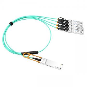 Cisco 40GBASE-CR4 QSFP to 4 10GBASE-CU SFP+ direct-attach breakout cable, 7-meter, active