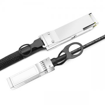Cisco 40GBASE-CR4 QSFP to 4 10GBASE-CU SFP+ direct-attach breakout cable, 2-meter, passive