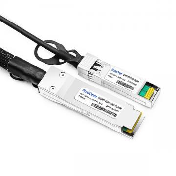 Cisco 40GBASE-CR4 QSFP to 4 10GBASE-CU SFP+ direct-attach breakout cable, 4-meter, passive